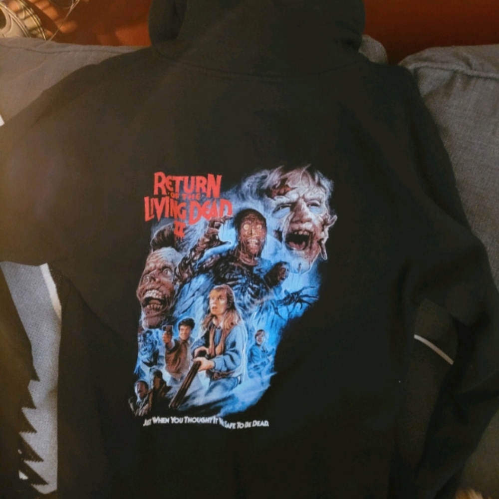 Return Of The Living Dead 2 Horror Zip UP Hoodie